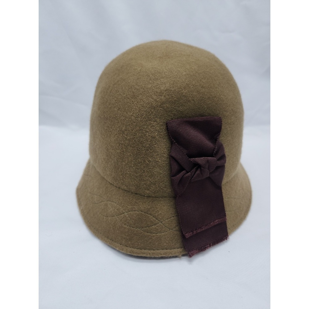 Albertus Swanepoel Vintage-style Women's Hat 100% Wool Cloche Bucket Retro OS